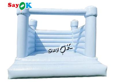 China Macaron Color Air Inflatable Wedding Bounce Castle For Adults Party for sale