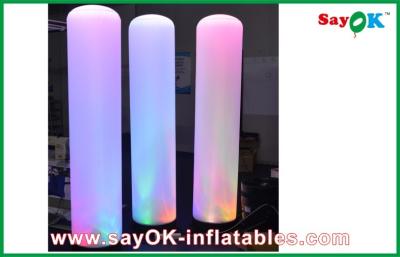 China Iluminación de los pilares inflables de los tubos inflables inflables de la torre para el partido en venta