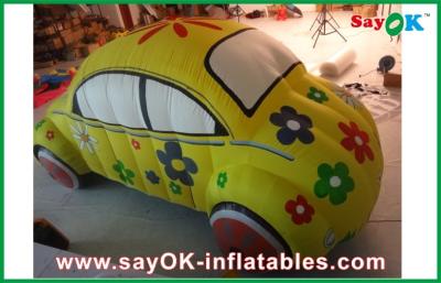 China Modelo inflable inflable de encargo del coche de la publicidad de productos con la impresión del logotipo en venta