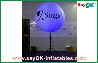 China Anunciando o balão inflável do suporte da decoração da iluminação com tripé, balão inflável do tripé da iluminação à venda