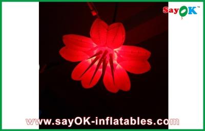 China Beautiful Customized Inflatable Lighting Decoration Led Inflatable Flower For Sale for sale