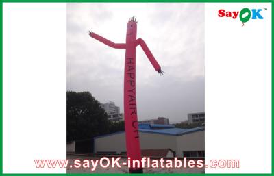 China Red Inflatable Clown Dancer Double Legs Sky / Air Dancer With Logo Print for sale