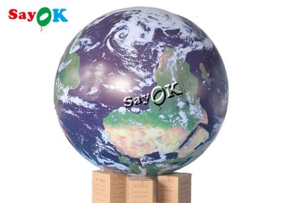 China 2m Giant Inflatable Earth Globe Model With Led Lighting for sale