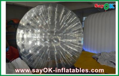 China Entertainment  Zorb Ball / Transparent TPU Inflatable Grass Rolling Ball for sale