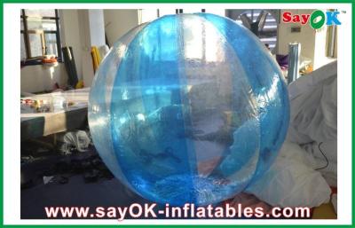 China Inflatable Soccer Game PVC / TPU Inflatable Water Games Rolling Ball / Zorb Ball Transparent for sale