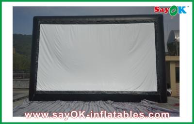 China Inflatable Backyard Movie Screen Professional Cloth Inflatable Movie Screen , Inflatable Outdoor Screen For Events for sale
