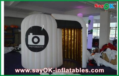 China Professional Photo Studio Gaint Inflatable Photo Booth , Portable Rounded Strong Oxford Cloth Photo Booth for sale
