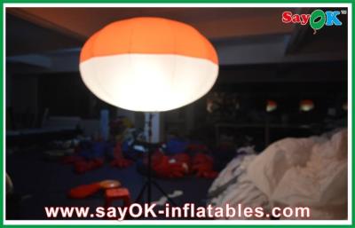 China Nylon Cloth Inflatable Led Tripod Ball , Inflatable Led Lighting Ball Decoration for sale