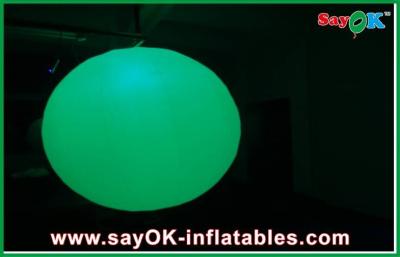 China Rental Business Outdoor Inflatable Decorations , Rounded Ball Inflatable Led Light for sale
