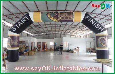 China Custom Inflatable Arch Huge Advertising Inflatable Arch , Oxford Cloth Inflatable Finishing Line Arch for sale