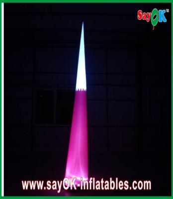 China Led Lighting Dia 1.5meters Inflatable Cone Decoration For Event Red for sale