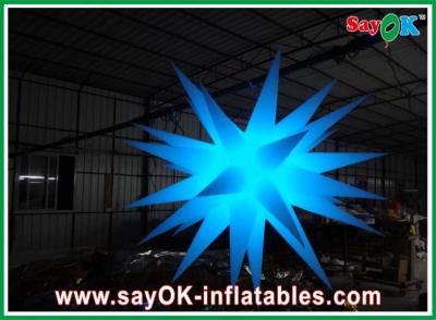 China Party Inflatable Lighting Decoration Star Shape Lighting Decoration 2m Dia for sale