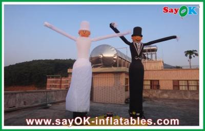 China Advertising Inflatable Air Dancer Man Eco-Friendly 3m Blow Up Dancing Man For Restaurant Opening Ceremony for sale
