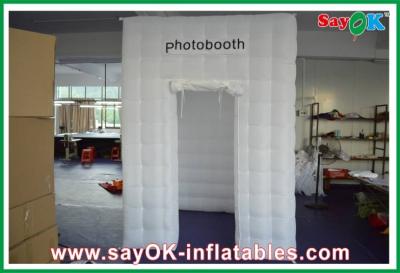 China Inflatable Photo Studio Oxford Cloth Inflatable Photo Booth With Led Lighting For Taking Pictures for sale