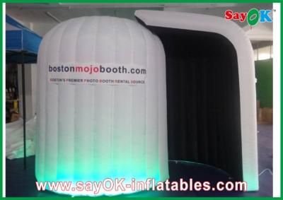 China Party Photo Booth Oxford Cloth Inflatable Photo Booth , Logo Printed Rounded Photo Tent for sale