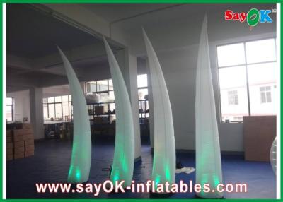 China 190T Nylon Cloth Inflatable Lighting Decoration , White Inflatable Ivory for sale