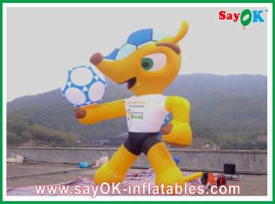 China Sport Games Inflatable Cartoon Characters H3 - 8m PVC Colorful Mascot Cartoon Characters For Birthday Parties for sale