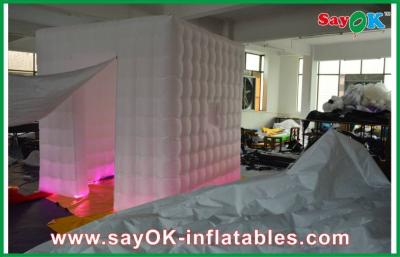 China Inflatable Led Photo Booth Indoor Inflatable Mobile Photo-Taking Booth Environment Concerned for sale