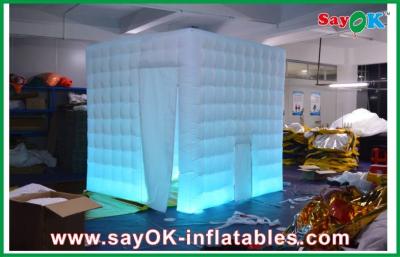China Inflatable Party Decorations Led Lighting Inflatable Photo Booth , Exhibition Blow Up Photo Booth for sale