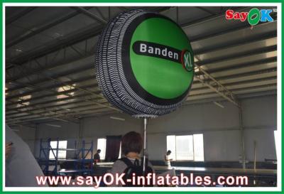 Chine Forme gonflable menée de pneu de boule de support de décoration d'éclairage de 4 ampoules à vendre