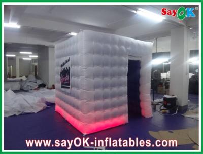 China Inflatable Photo Studio Square Inflatable Photobooth With Company Logo For Photography for sale