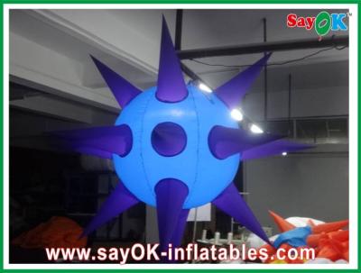 China LED Decoration Inflatable Sea Urchin Spike Ball Model With Colorful Lights For Events And Disco for sale