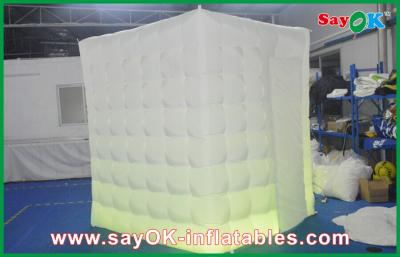 China Advertising Booth Displays Durable Inflatable Photo Tent One Side Door For Wedding Ceremony for sale