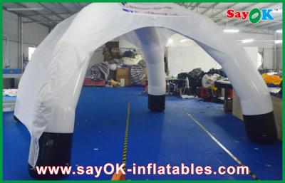 China Outdoor Entertainment Party Air Tight Inflatable Dome Tent Quadrangle / Hexahonal PVC For Advertising for sale