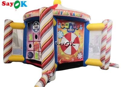 China Inflatable Dart Game OEM Inflatable Carnival Game 5 In 1 For Store Outdoor Stalls for sale