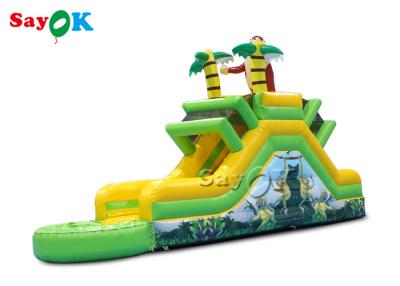 China Inflatable Bouncy Slides Bounce House Portable Inflatable Bouncer Slide Gorilla Themed Blow Up Water Slide for sale