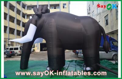 China Blow Up Cartoon Characters Big Elephant Inflatable Cartoon Characters Blower For Ourterdoor Customized for sale