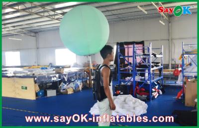 中国 80cm DIA の広告のために防風膨脹可能なバックパックの球の照明ナイロン布 販売のため