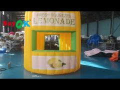Standing Outdoor Tent Inflatable Lemonade Stand Inflatable Advertising With Blower