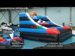 Factory Made Inflable Shooting Table Sports Game For Kids Basketball