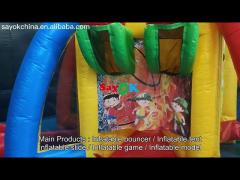 Giant Inflatable Sports Games Commercial Kids Basketball Shooting