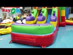 Commercial Inflable Water Bounce Giant Funny Inflatable Slide Backyard Bounce House Slide