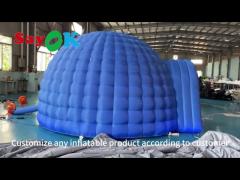 Inflatable Igloo Dome Tent With LED Light Blower Promotional Parties