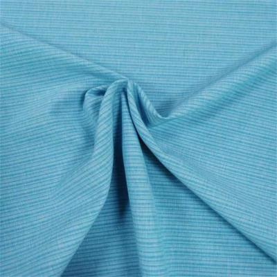 China Tight Stripe Polyester Spandex Fabric 148CM 170gsm Woven Polyester Material for sale