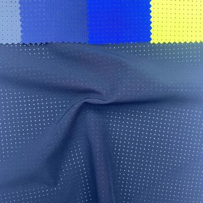 China 92%Polyester 8%Spandex 110-115GSM 4-way spandex hole fabric à venda