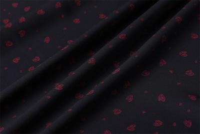 China 115gsm Polyester Chiffon Fabric 75Dx75D Printed Habijabi  Aop for sale