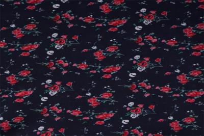 China 90gsm Polyester Chiffon Fabric Printed  Aop 75Dx48S for sale