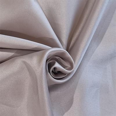 Chine Plein Dull Satin Spandex Chiffon Fabric 50dx50d+20d 95gsm à vendre