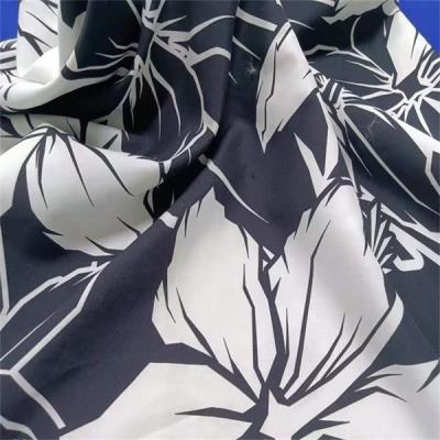 China 145gsm Peached Polyester Microfiber Fabric Printed Woven Satin for sale