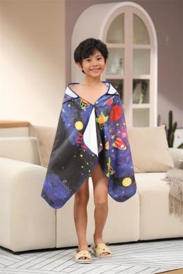 China Tela impressa de toalha do poliéster dos bebês rapidamente seca à venda