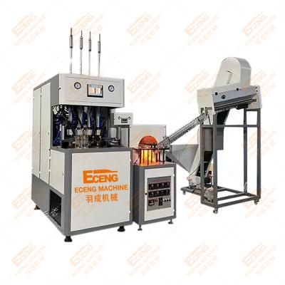 China Semi Auto Pet Oil Bottle Blowing Mould Machine 4 Cavities 2800BPH for sale