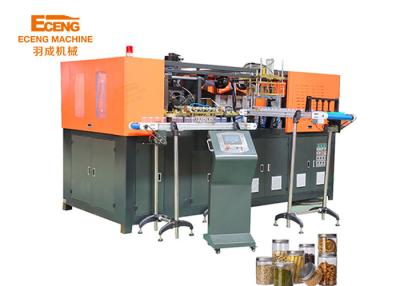 China máquina 4cavity del moldeo por insuflación de aire comprimido del estiramiento de 2.5ton J4 para los tarros de la comida en venta