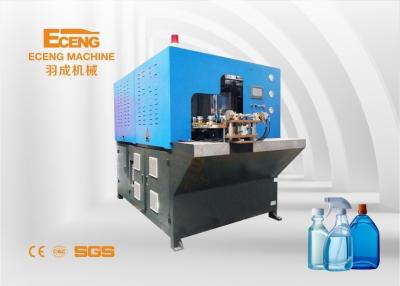 China Two Cavity Manual Feed Blowing Machine For Cosmetic Bottle Manufacturing for sale
