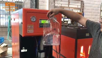 China Eceng 3 moldeo por insuflación de aire comprimido de la botella 5l del yogur de la máquina de la botella semi auto de la fase que sopla en venta