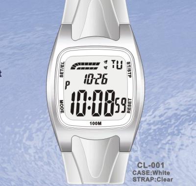 China relógio de Digitas desportivo quadrado dos senhores de quartzo com luz do EL do à prova de água de 100m & modelo CL-0 de IC das multi-funções à venda