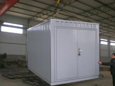 China Movable Steel Storage Sheds With Galvanized Corrugated Steel Roof for sale